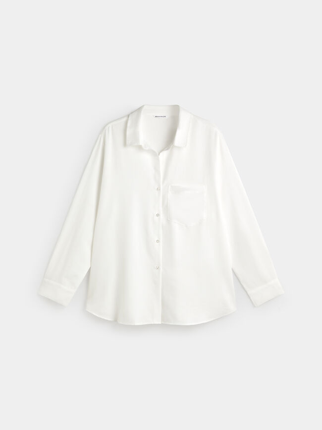 CAMISA BÁSICA Blanco Optico