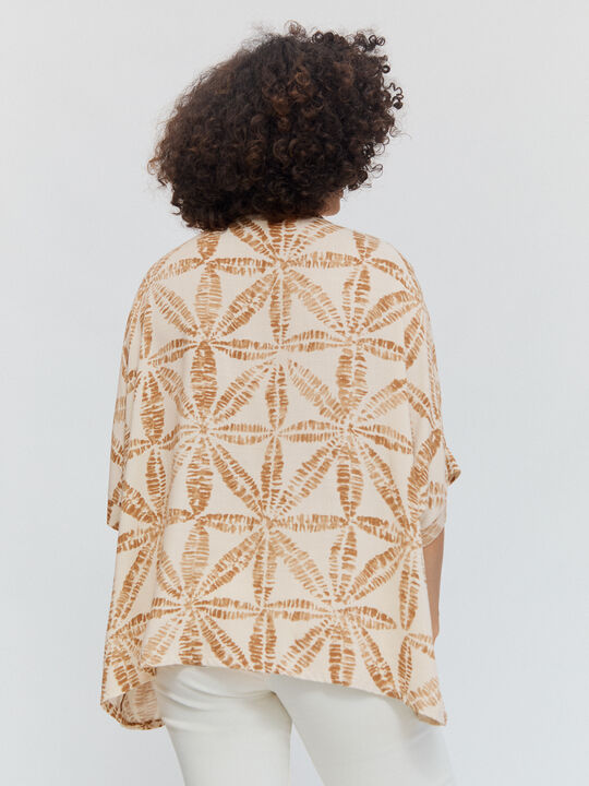 BLUSA ESTAMPADA CONJUNTO Crudo image number null