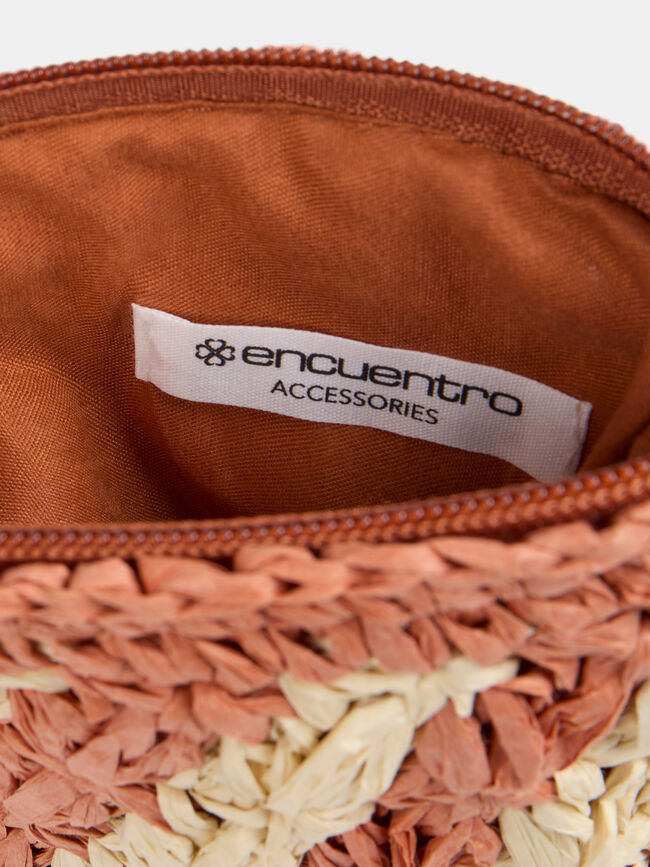 BOLSO MINI RAFIA Azafran 2