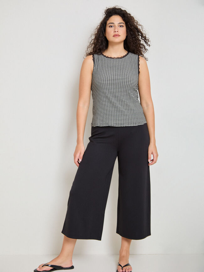 PANTALON PINZAS Negro
