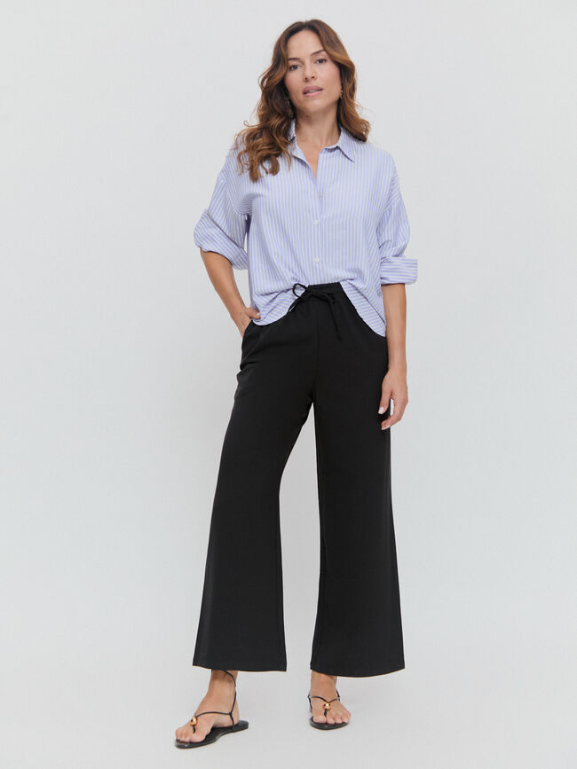 PANTALÓN PALAZZO Negro