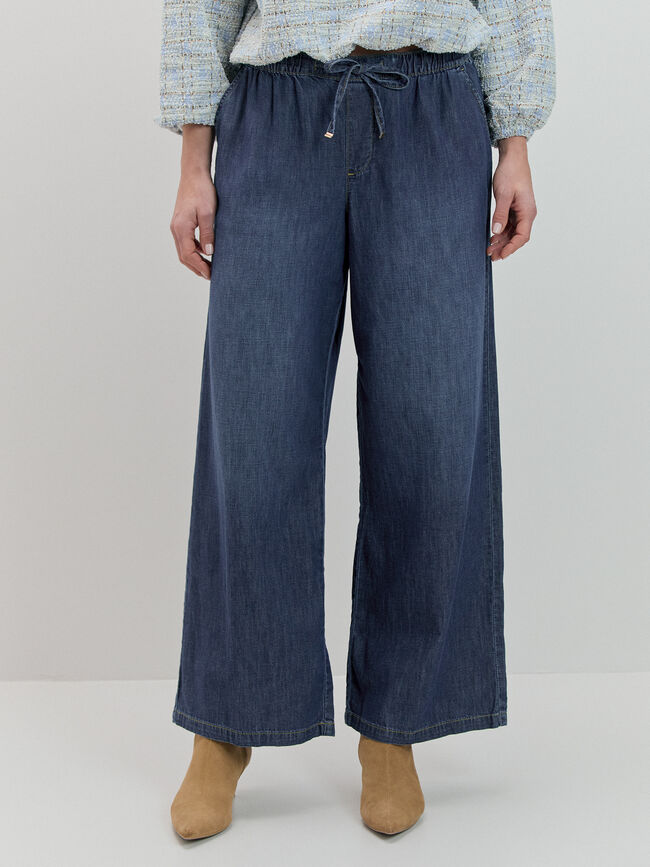 PANTALON VAQUERO SUAVE Dark blue