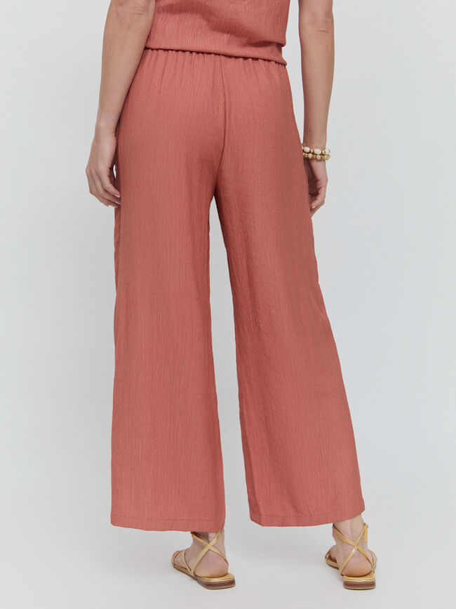PANTALÓN RÚSTICO BOLSILLOS Rosa Polvo