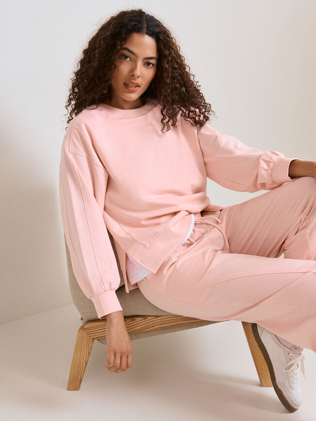 SUDADERA CORTES Rosa