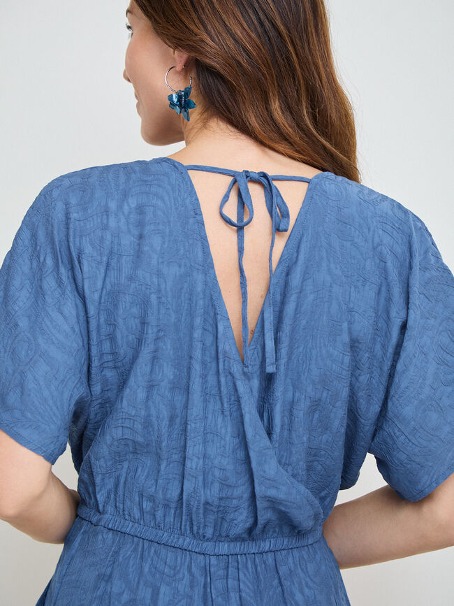 MONO JACQUARD Cobalto