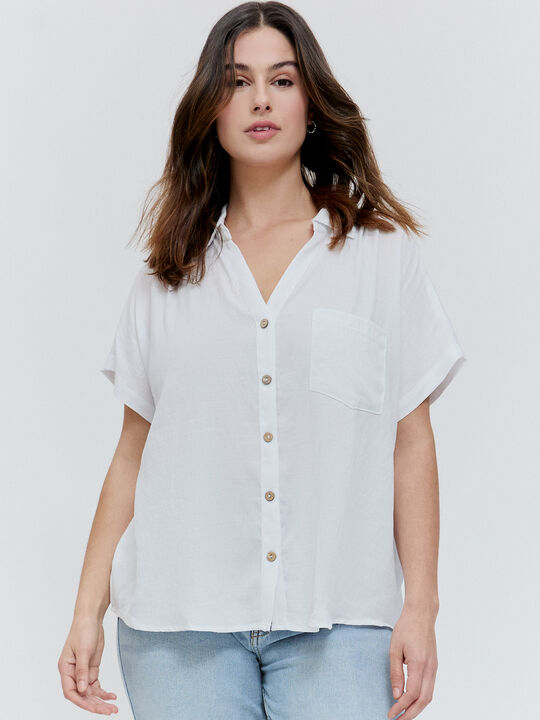 CAMISA RUSTICA Blanco Optico image number null