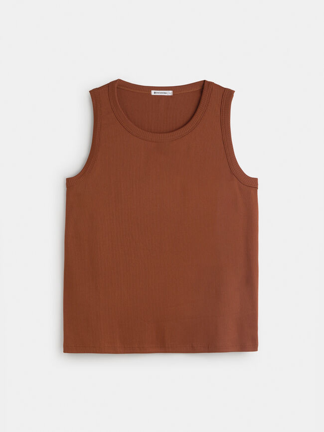 TOP CANALÉ Marron viejo