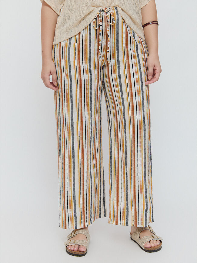 PANTALON TEXTURA Crudo