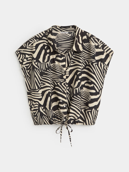 CAMISA BAJO TUNEL Negro image number null