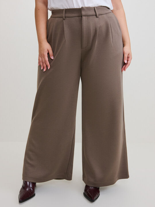 PANTALON PINZAS Vison oscuro image number null