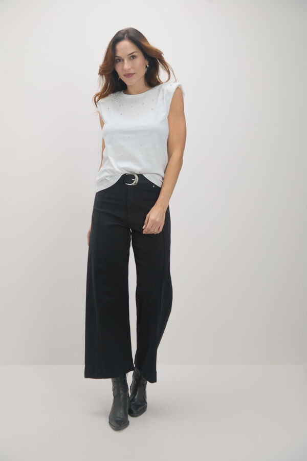 CAMISETA BRILLOS Blanco Optico