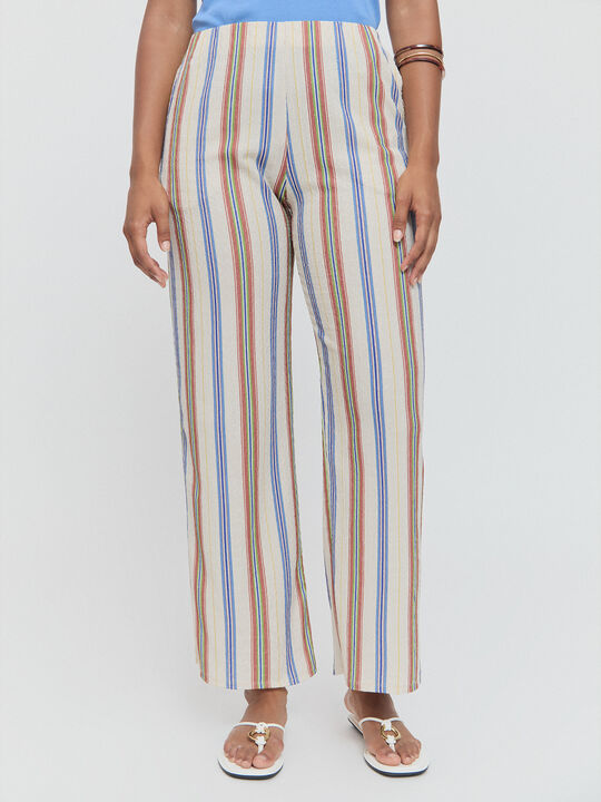 PANTALON ESTAMPADOS RAYAS Crudo image number null