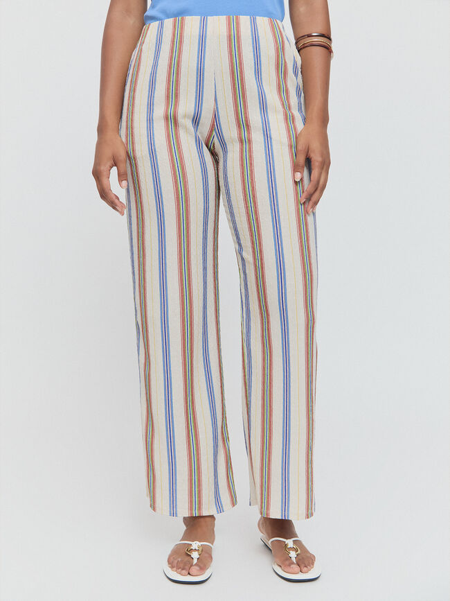PANTALON ESTAMPADOS RAYAS Crudo