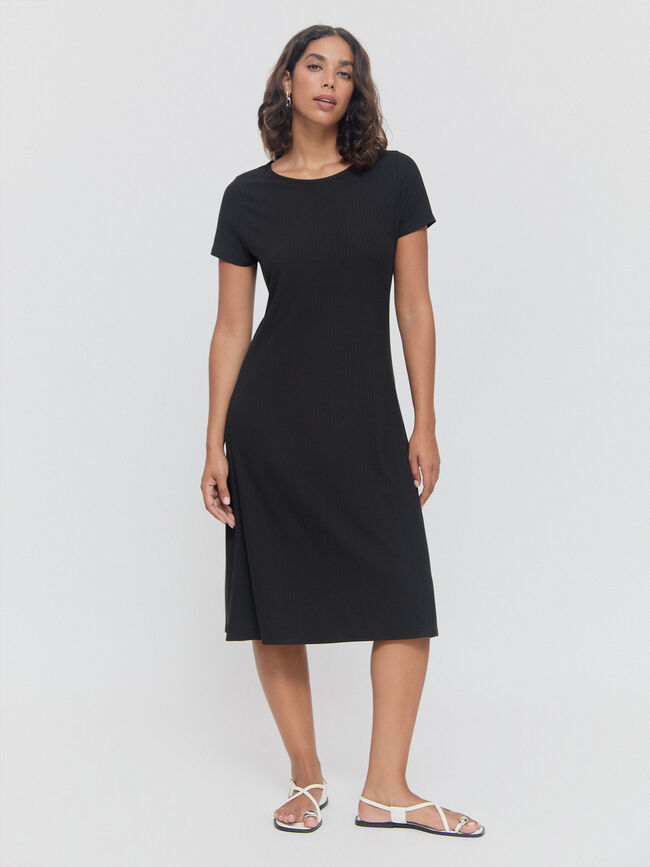 VESTIDO CANALE Negro