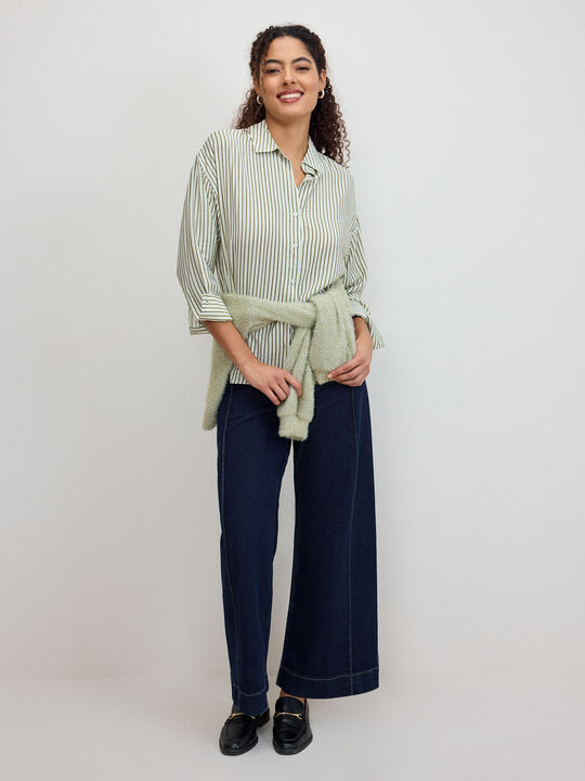 CAMISA RAYA ML Verde image number null