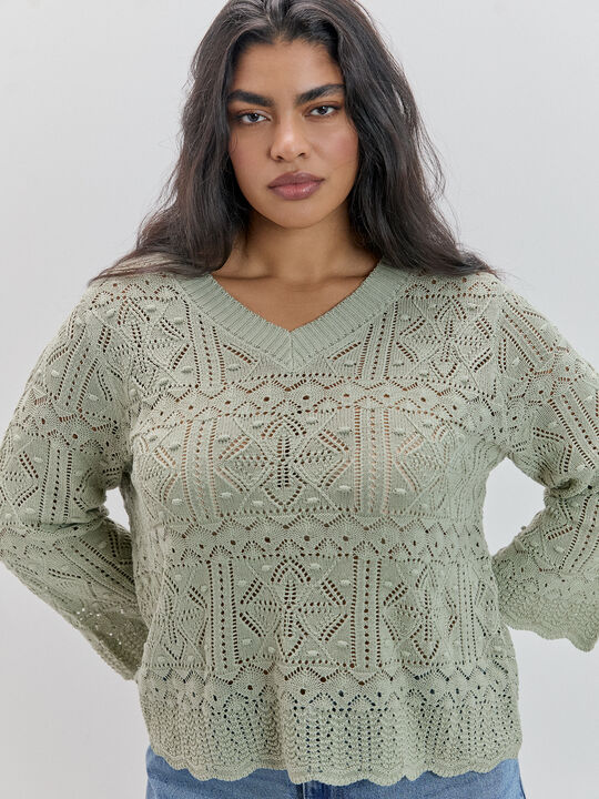 JERSEY CALADO COLOR Verde image number null