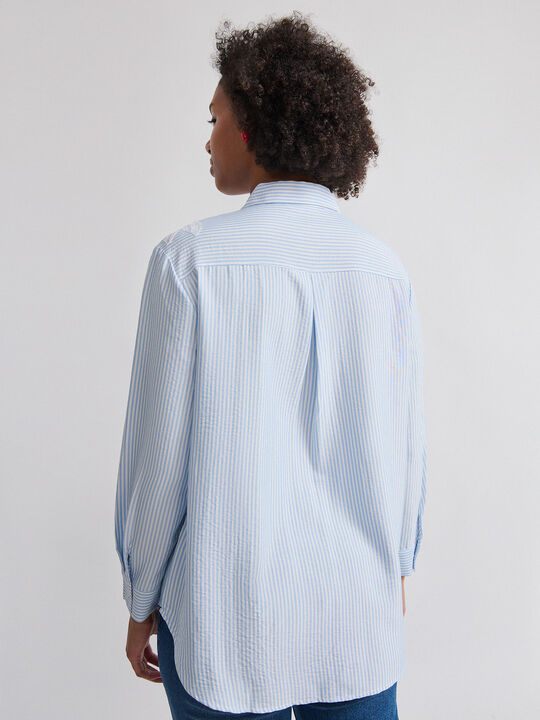 CAMISA APLIQUE BORDADO Blanco Optico image number null