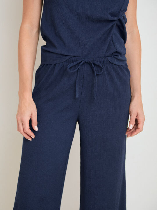 PANTALON TEXTURA Azul Noche image number null