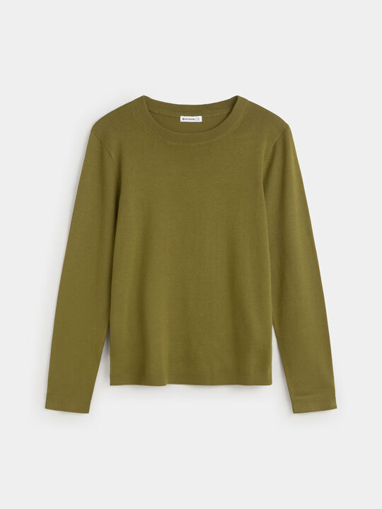 JERSEY CUELLO REDONDO Oliva image number null