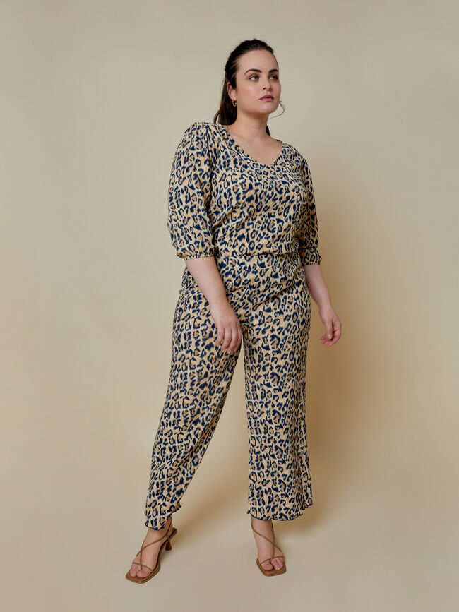 PANTALÓN FLUIDO ESTAMPADO Estampado 1