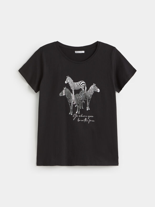 CAMISETA POSICIONAL CEBRA Negro
