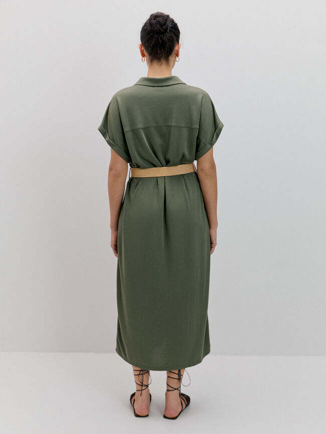 VESTIDO CAMISERO MODAL Bosque