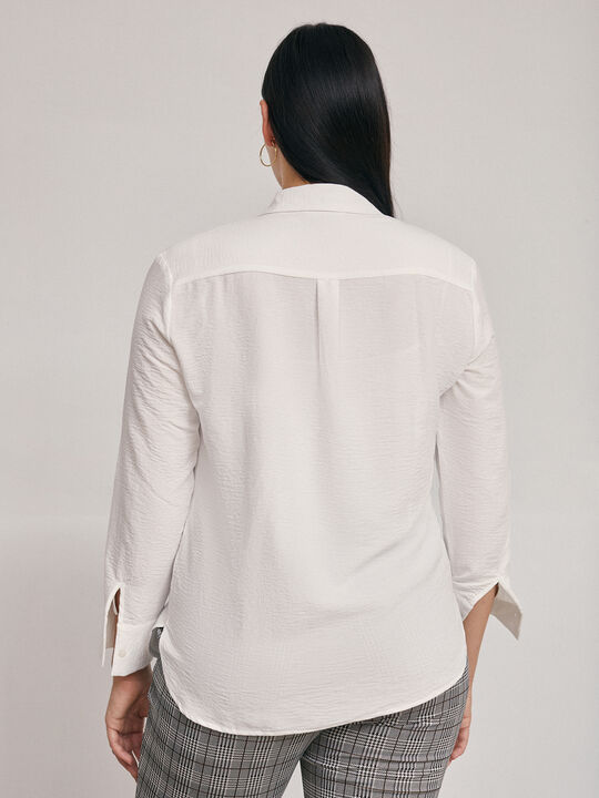 Camisa con bolsillos Blanco Optico image number null