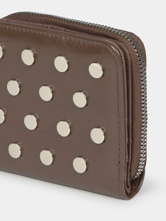CARTERA TACHAS CHAROL Marron image number null