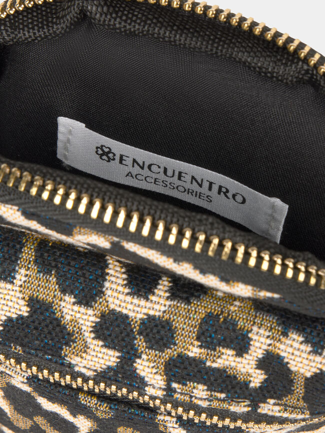 BOLSO PORTAMÓVIL ESTAMPADO Negro
