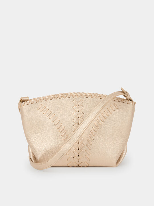 BOLSO BANDOLERA DETALLE Oro image number null