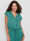 TOP BOTONES Verde Jade