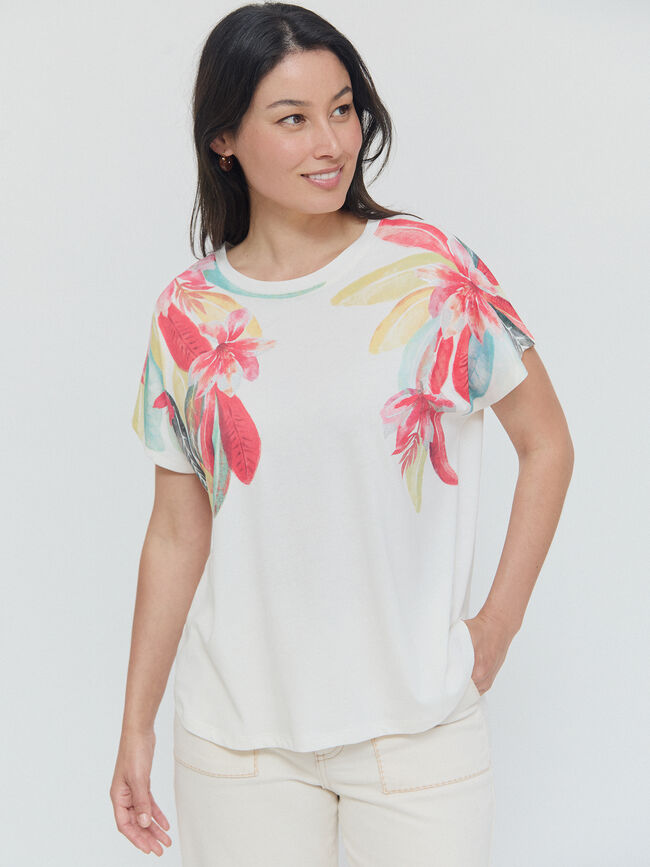 CAMISETA POSICIONAL TROPICAL Crudo