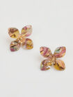 PENDIENTES FLOR PEQUE&Ntilde;A Rosa Colorete