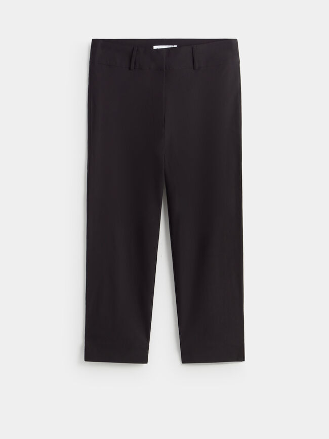 PANTAL&Oacute;N CAPRI Negro