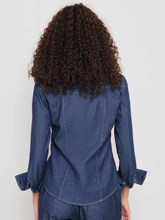 CAMISA VAQUERA BASICA Rinse Wash image number null
