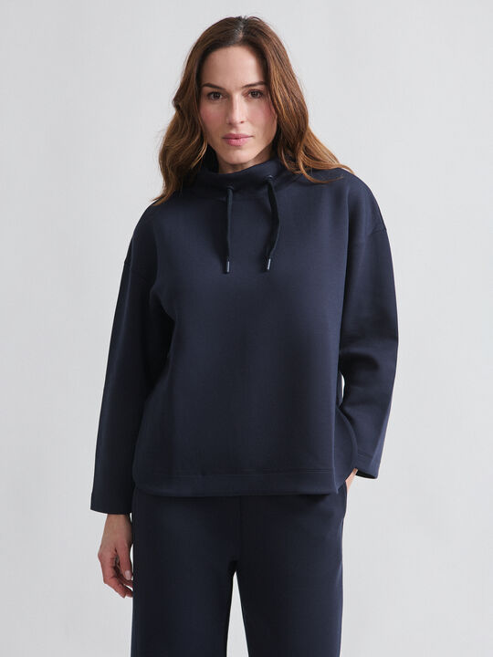 SUDADERA CUELLO PERKINS marino claro image number null