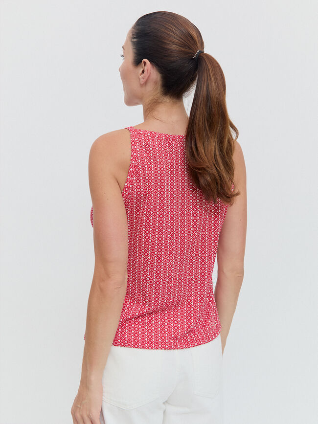 TOP ESTAMPADO Rojo