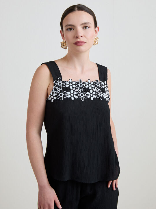 BLUSA BICOLOR Negro image number null