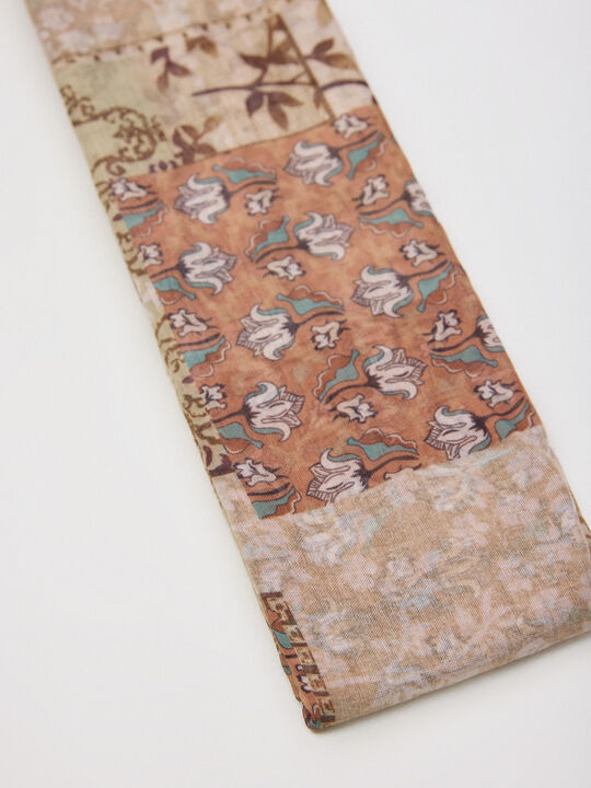 PA&Ntilde;UELO PRINT PATCHWORK Vison image number null