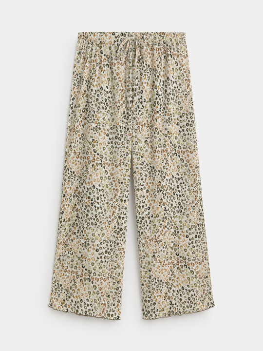 PANTALON TEXTURA CULOTTE Estampado 2 image number null