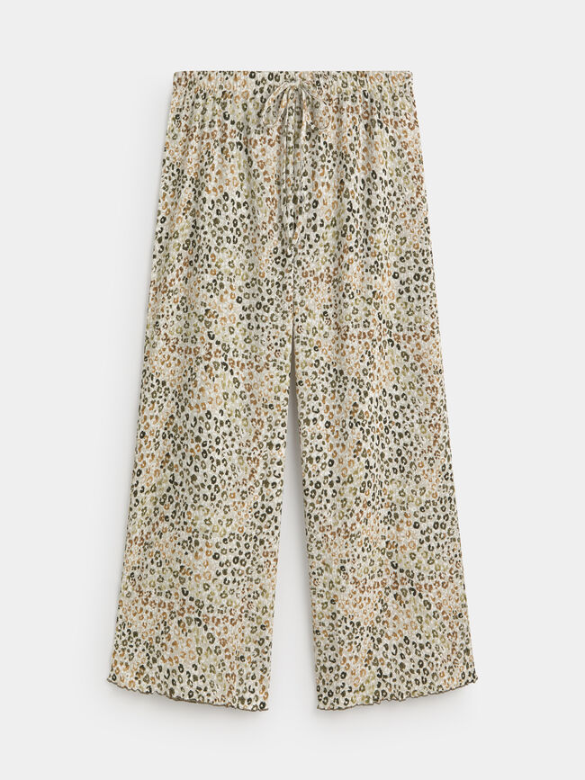 PANTALON TEXTURA CULOTTE Estampado 2