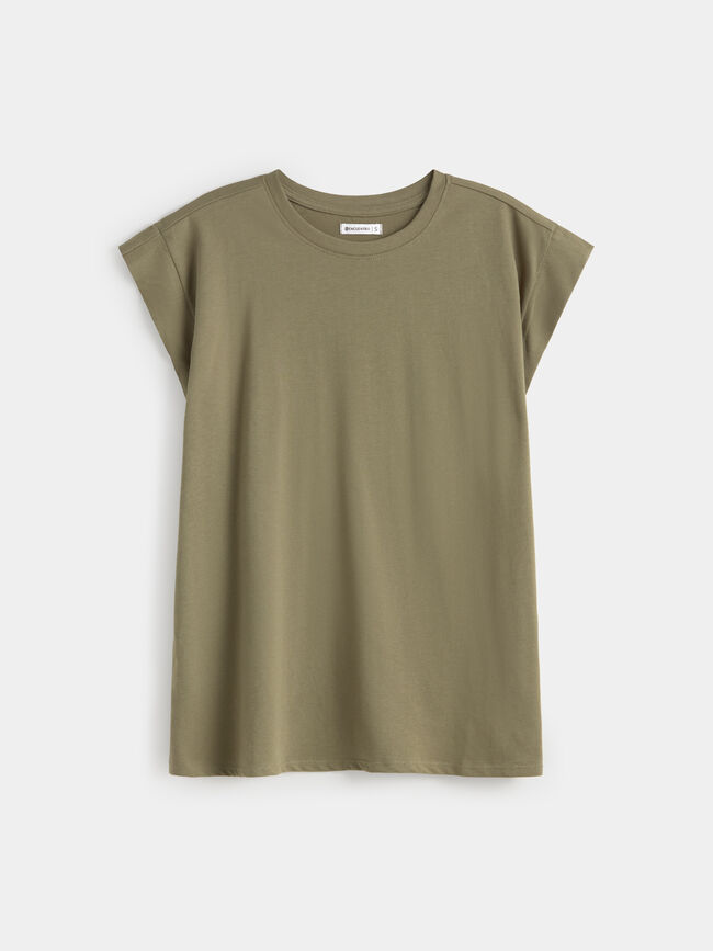 CAMISETA RECTA Kaki