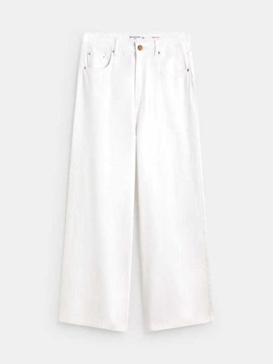 VAQUERO WIDE LEG Blanco Optico image number null