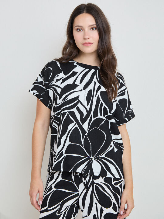 CAMISETA TEXTURA Estampado 1 image number null