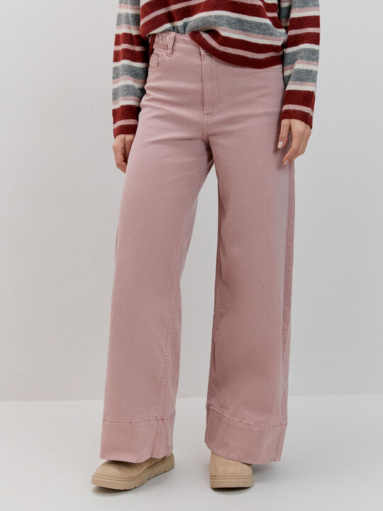 SUPER WIDE LEG TRENZA Rosa image number null