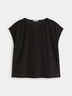 CAMISETA EYELET SISADA Negro