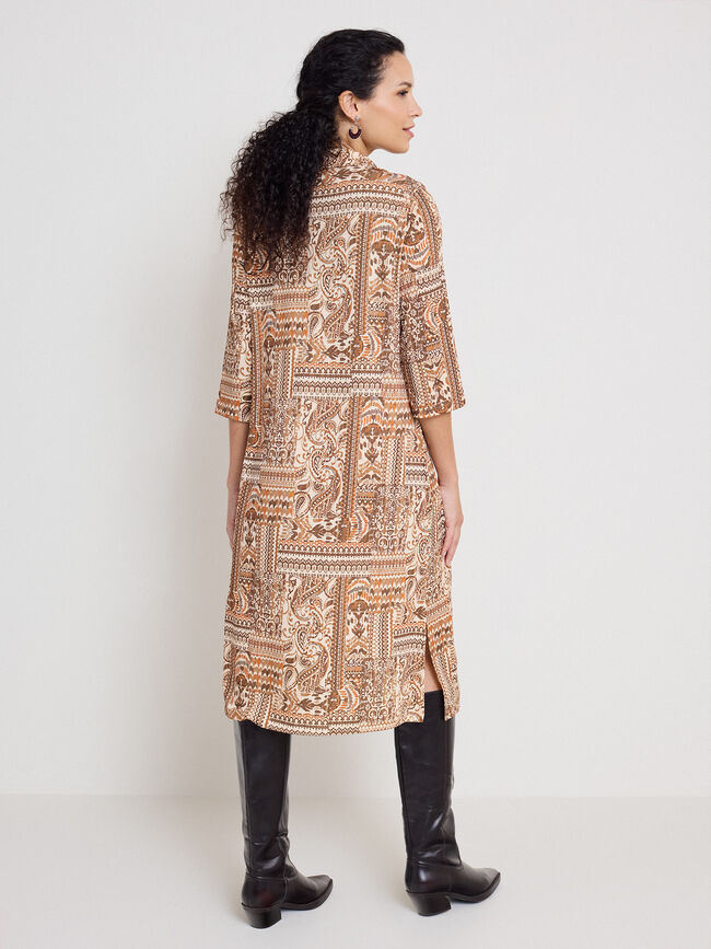 VESTIDO CAMISERO ESTAMPADO Estampado 1