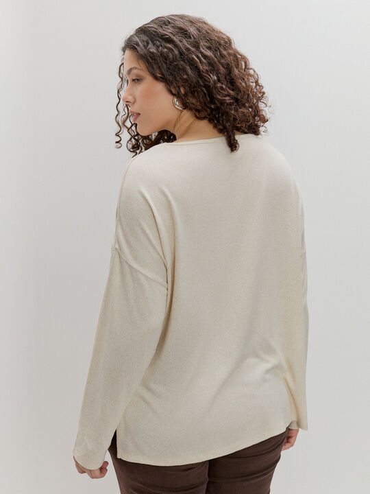 CAMISETA TACHUELAS COBRE Vison Claro image number null