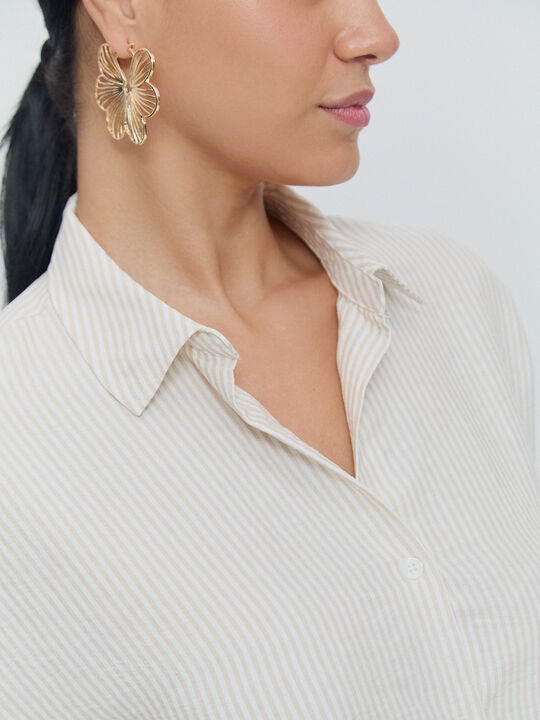 CAMISA OVERSIZE Vison Claro image number null