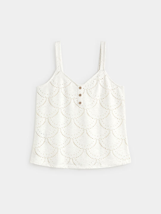 CAMISETA CONJUNTO EYELET RUSTICO Natural image number null